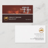 Stilvolle zwei tonten Nachtlichter Bokeh Visitenkarte (Vorne/Hinten)