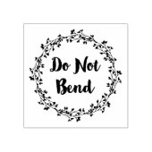 Stilvollen Kranz nicht beiseite lassen Gummistempel (Prägung)