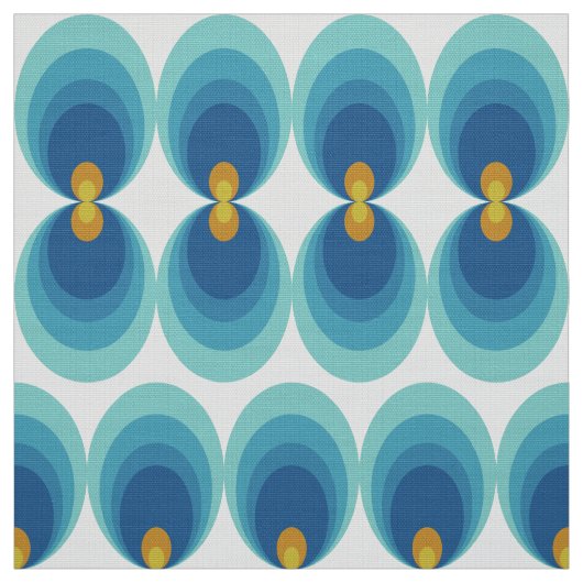 stilvoller 70er 60er Retro Mod-Stoff Stoff (Muster)