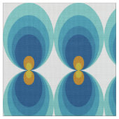 stilvoller 70er 60er Retro Mod-Stoff Stoff (Nahaufnahme)