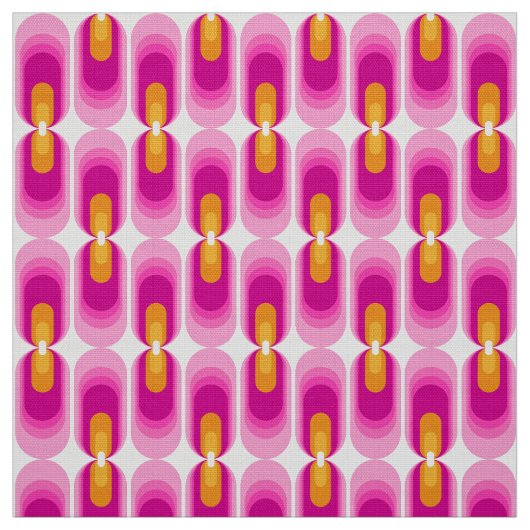 stilvoller 70er 60er Retro Mod-Stoff Stoff (Muster)