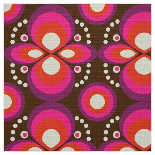 stilvoller 70er Retro Mod Stoff (Muster)