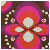 stilvoller 70er Retro Mod Stoff (Nahaufnahme)