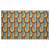stilvoller 70er Retro Mod Stoff (Fat Quarter (45,7 x 55,9 cm))
