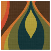 stilvoller 70er Retro-Mod-Stoff Stoff (Nahaufnahme)