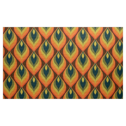 stilvoller 70er Retro-Mod-Stoff Stoff (Yard (91,4 cm))