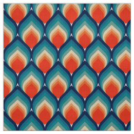 stilvoller 70er Retro-Mod-Stoff Stoff