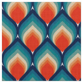 stilvoller 70er Retro-Mod-Stoff Stoff (Nahaufnahme)