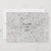 Stilvoller Abschluss aus Beton Einladung (Rückseite)