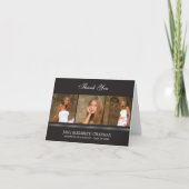 Stilvoller Abschluss Dankeschön Card Dankeskarte (Vorderseite)