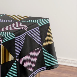 Stilvoller abstrakter geometrischer Druck – modern Tischdecke