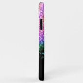 Stilvoller Abstrakter Glitzer Personalisiert Monog Case-Mate iPhone Hülle (Hinten/Rechts)