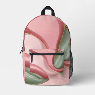 Stilvoller abstrakter Grafik-Rucksack Bedruckter Rucksack