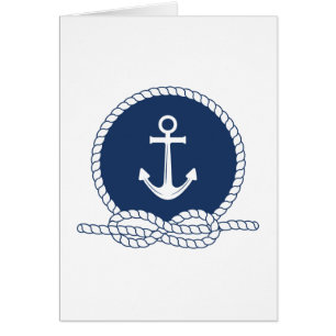 Stilvoller Anker und Seil