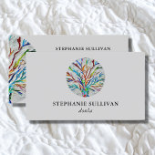 Stilvoller Baum Doula Gray Visitenkarte