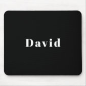 Stilvoller benutzerdefinierter Name oder anderer T Mousepad (Vorne)