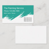 Stilvoller beruflicher Maler-Entwurf Visitenkarte (Vorne/Hinten)