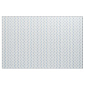 Stilvoller blauer Kunst-Deko Blumenmuster Stoff (Yard (91,4 cm))