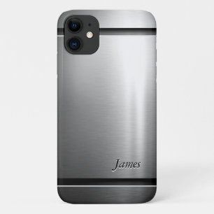 Stilvoller Bürsten-MetallEdelstahl-Blick Case-Mate iPhone Hülle