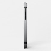 Stilvoller Bürsten-MetallEdelstahl-Blick Case-Mate iPhone Hülle (Hinten/Links)