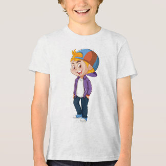 Stilvoller Cartoon Boy - Cooler Jungs-T - Shirt mi