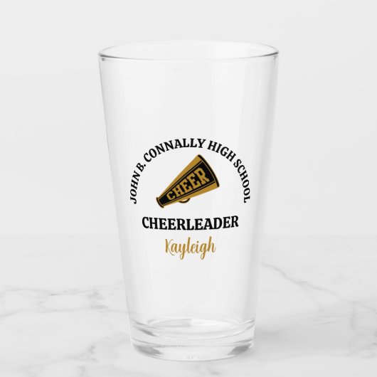 Stilvoller Cheerleading-Personal-Turn-Team Glas (Vorderseite)