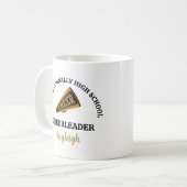 Stilvoller Cheerleading-Schulbecher Kaffeetasse (Vorderseite Links)