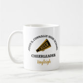 Stilvoller Cheerleading-Schulbecher Kaffeetasse (Links)