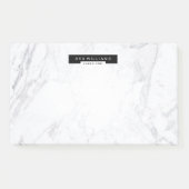 Stilvoller Chic Minimalistisches sauberes Post-it Klebezettel (Vorderseite)