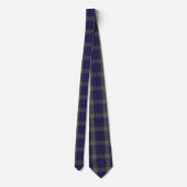 Stilvoller Clan Kinnaird Tartan-karierte Krawatte (Rückseite)