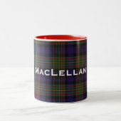 Stilvoller Clan MacLellan Tartan-karierte Tasse (Mittel)