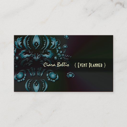 Stilvoller Damast, Visitenkarten Visitenkarte (Vorderseite)