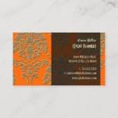 Stilvoller Damast, Visitenkarten Visitenkarte (Rückseite)