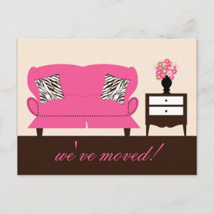 Stilvoller Dekor-bewegliche Mitteilungs-Postkarte Ankündigungspostkarte