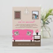 Stilvoller DekorHousewarming laden ein Einladung (Stehend Vorderseite)