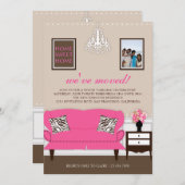 Stilvoller DekorHousewarming laden ein Einladung (Vorne/Hinten)