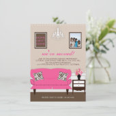 Stilvoller DekorHousewarming laden ein Einladung (Stehend Vorderseite)