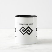Stilvoller Doppel-Diamant Tasse (Zentrum)