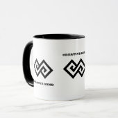 Stilvoller Doppel-Diamant Tasse (Vorderseite Links)