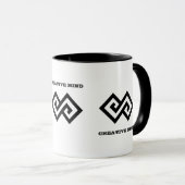 Stilvoller Doppel-Diamant Tasse (VorderseiteRechts)