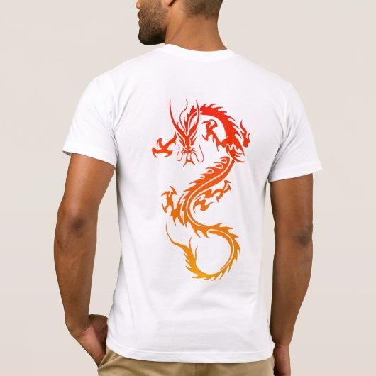 Stilvoller Dragon Tattoo-T - Shirt (Rückseite)