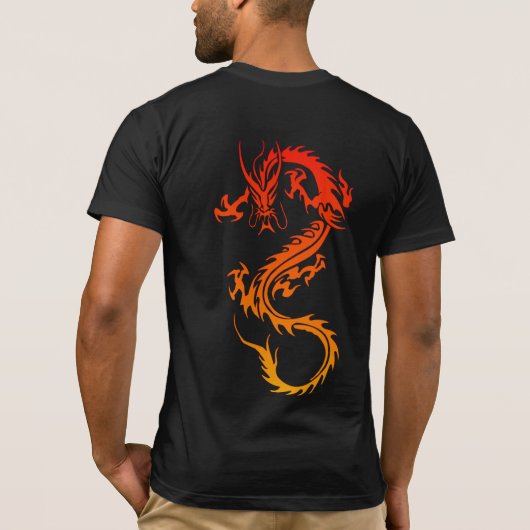 Stilvoller Dragon Tattoo-T - Shirt (Rückseite)