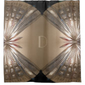 Stilvoller drastischer Duschvorhang (Vorderseite)