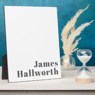 Stilvoller, editierbarer Retro-Text in Modern   Gr Fotoplatte