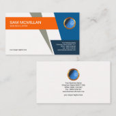 Stilvoller einzigartiger grauer visitenkarte (Vorne/Hinten)