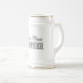 Stilvoller eleganter bierglas (VorderseiteRechts)