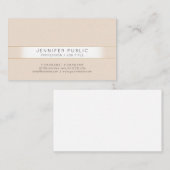 Stilvoller eleganter Trend-Entwurfs-modernes Visitenkarte (Vorne/Hinten)