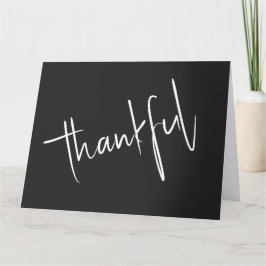 Stilvoller Erntedank Dankeskarte