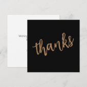 Stilvoller Erntedank Dankeskarte (Vorne/Hinten)