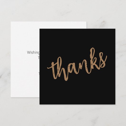 Stilvoller Erntedank Dankeskarte (Vorne/Hinten)